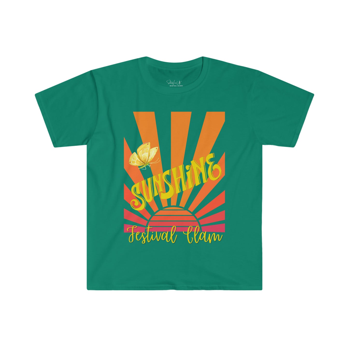 T-shirt Dress, Festival Clothing, Trendy Glam Rock, Beach Party tee, Rave Clothing, Oversized T-Shirt, Sunshine Retro Print Summer Vacation
