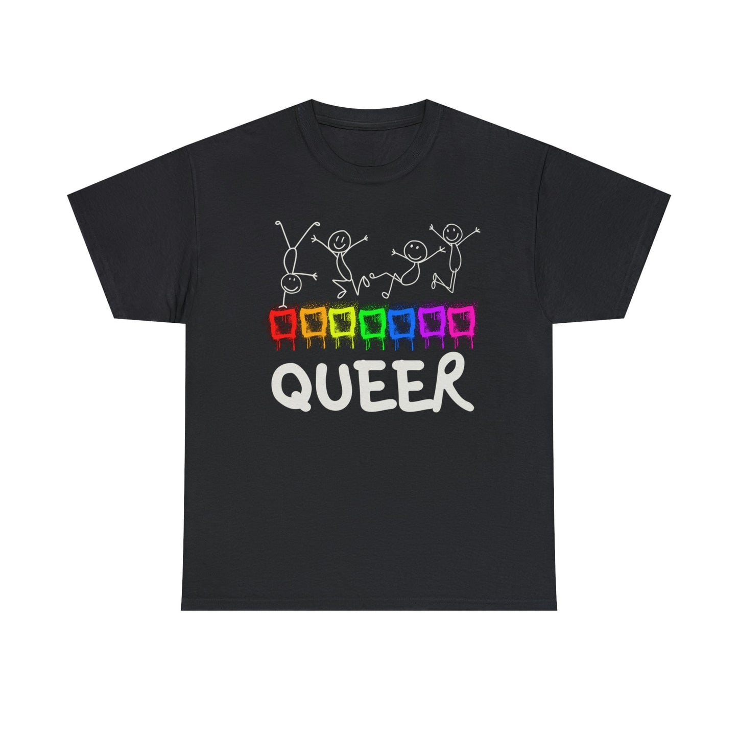 Queer Pride Festival T-shirt, Love is Love, Pride Month gift, Rainbow graffiti, gift for Lesbian and Gay, Trendy Urban Clubbing Style