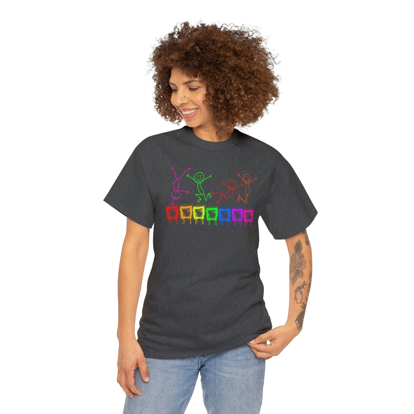 Pride Gay Festival, Love is Love, Unisex T-shirt - Bisexual LOVE, Rainbow Graffiti - gift for homosexuals