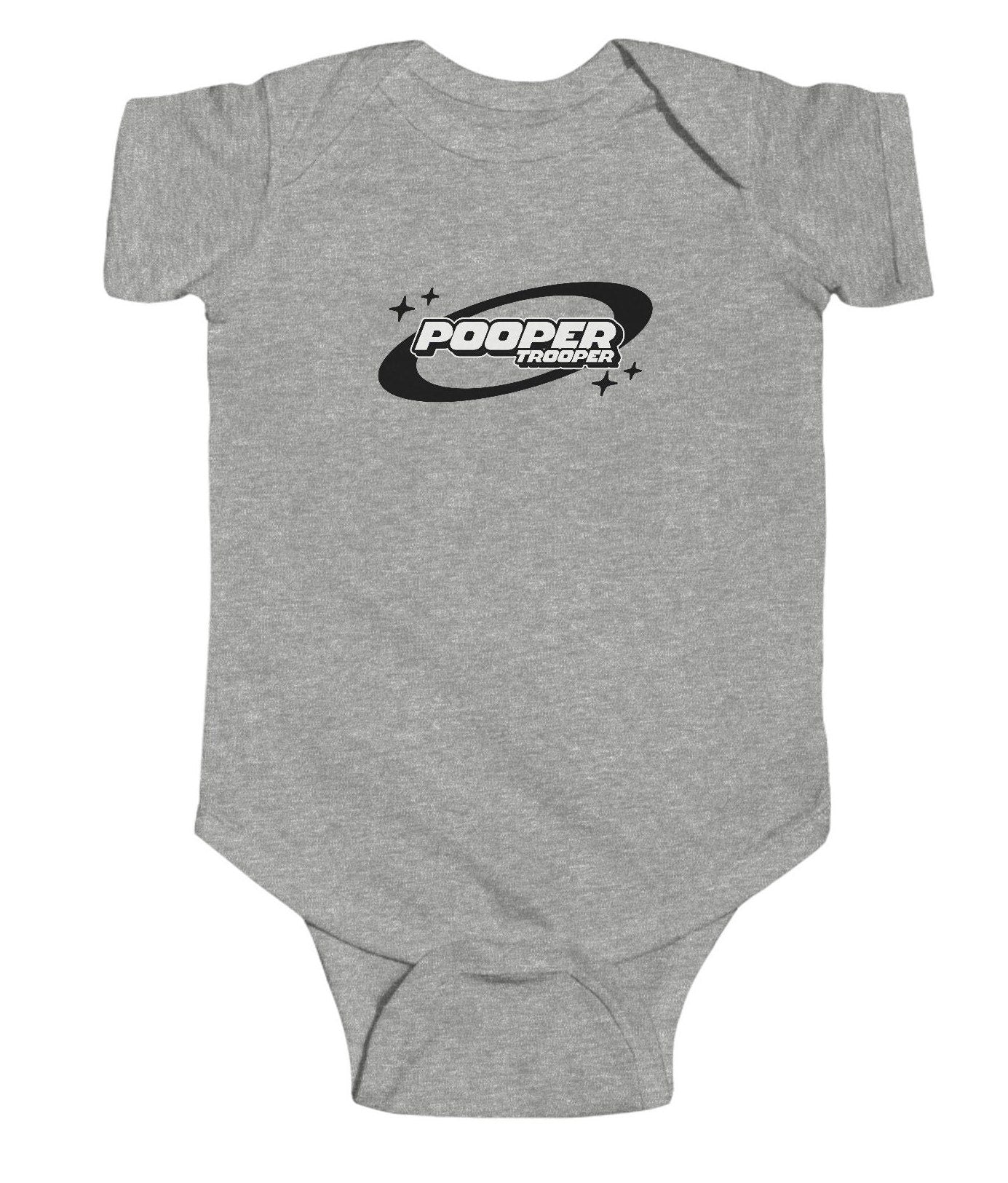 POOPER TROOPER - Trendy baby Bodysuit, Hipster Baby Clothes - Cool Baby Shower Gift, funny baby outfit