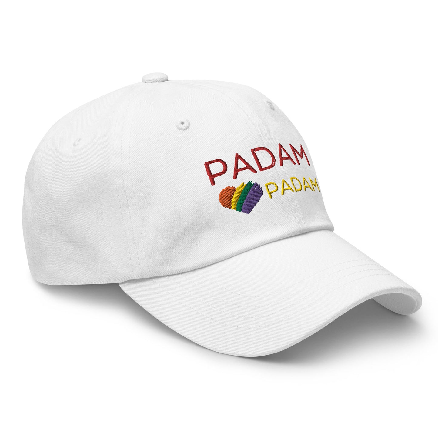 Padam Padam Cap, embroidered Logo, LGBTQIA + Pride month / Baseball Cap / Queer Fashion / gift for Kylie Fans