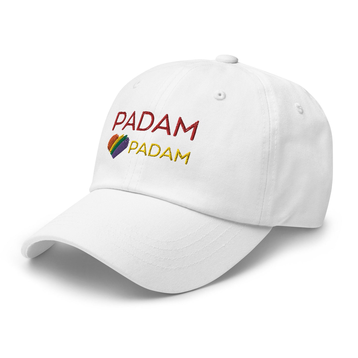 Padam Padam Cap, embroidered Logo, LGBTQIA + Pride month / Baseball Cap / Queer Fashion / gift for Kylie Fans