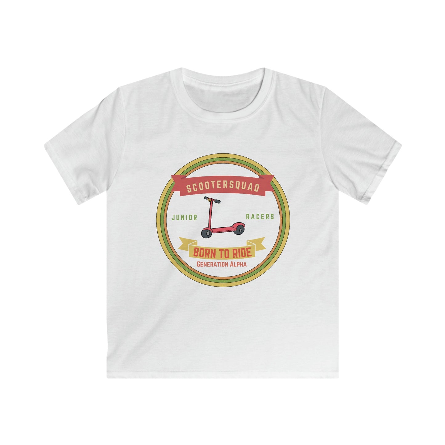 Fun Kids T-shirt, Retro Scooter, Junior Racers, Born to Ride tee, Cool Kid Fashion, Hipster Baby, Trendy Kids tee, cute Baby Clothes