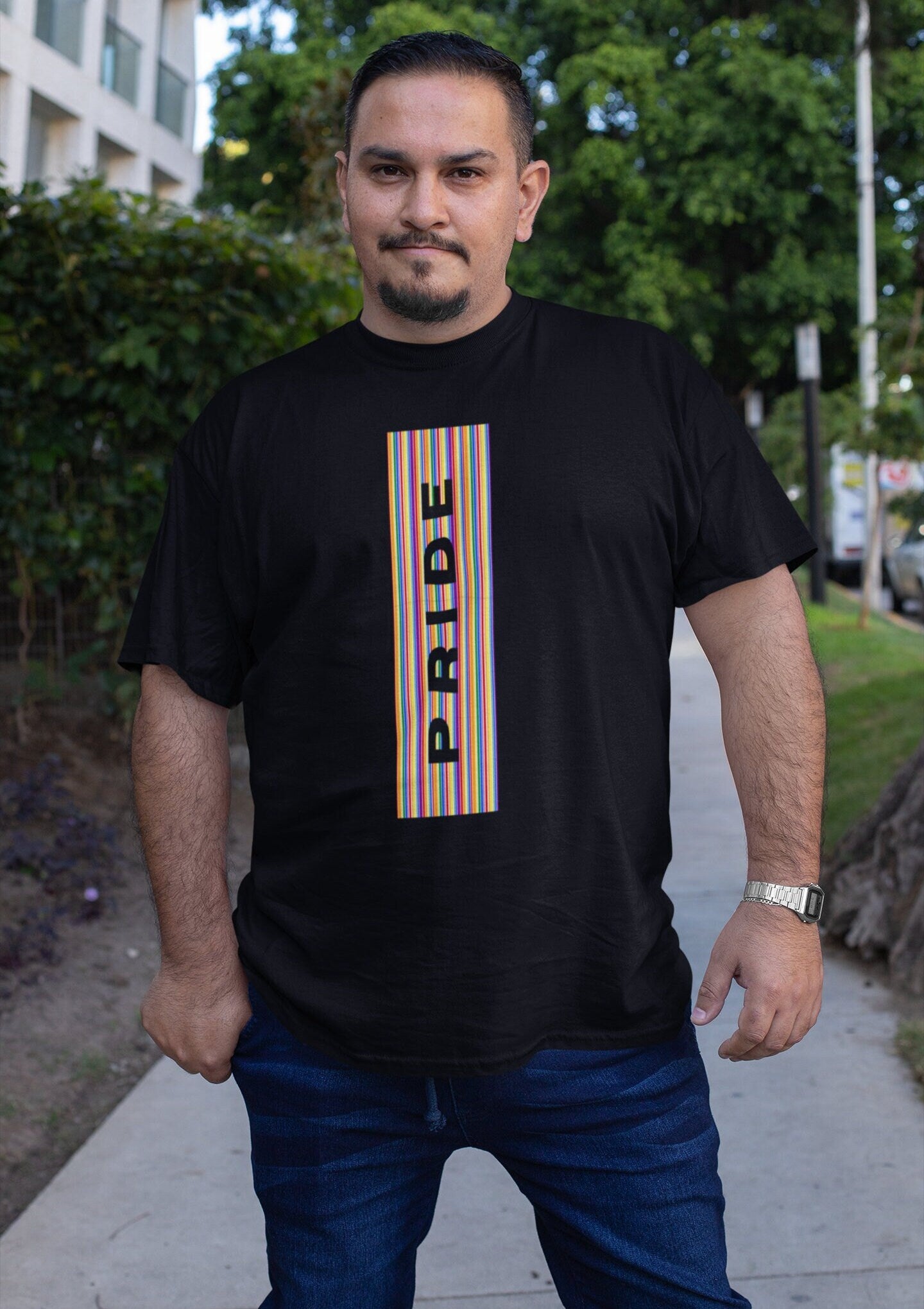 Pride Plus Size T-shirt, Queer Fashion Tee, Gay Rainbow Shirt, Asexual Pride, Trans Gay Fashion OVER SIZED Beefy-T® Short-Sleeve T-Shirt