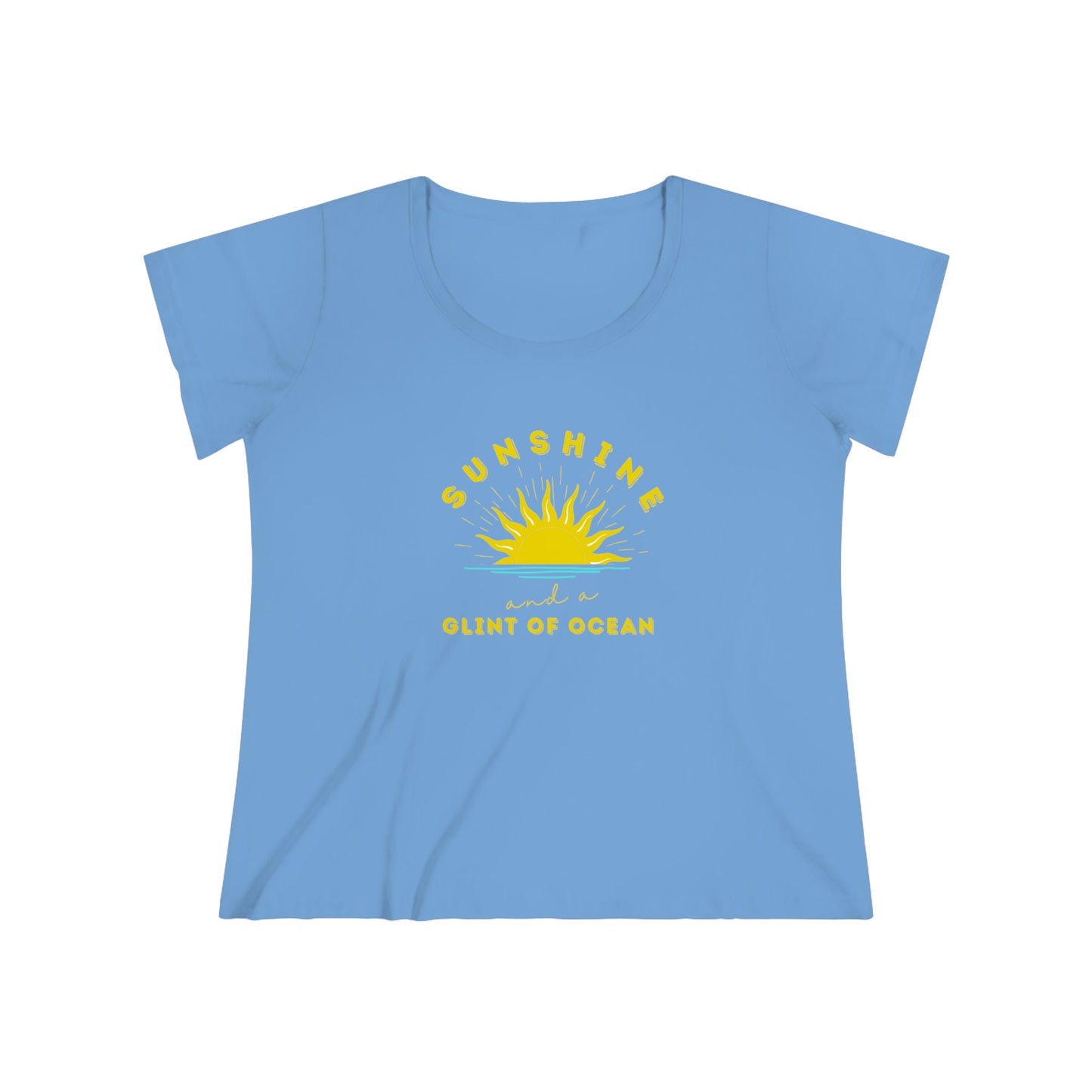Trendy Plus Size, Retro Sunshine, Women's Curvy Tee, relaxed ladies fit, Beach Vacation T-shirt, Stylish Curvy Ladies Tee, Big and Beautiful