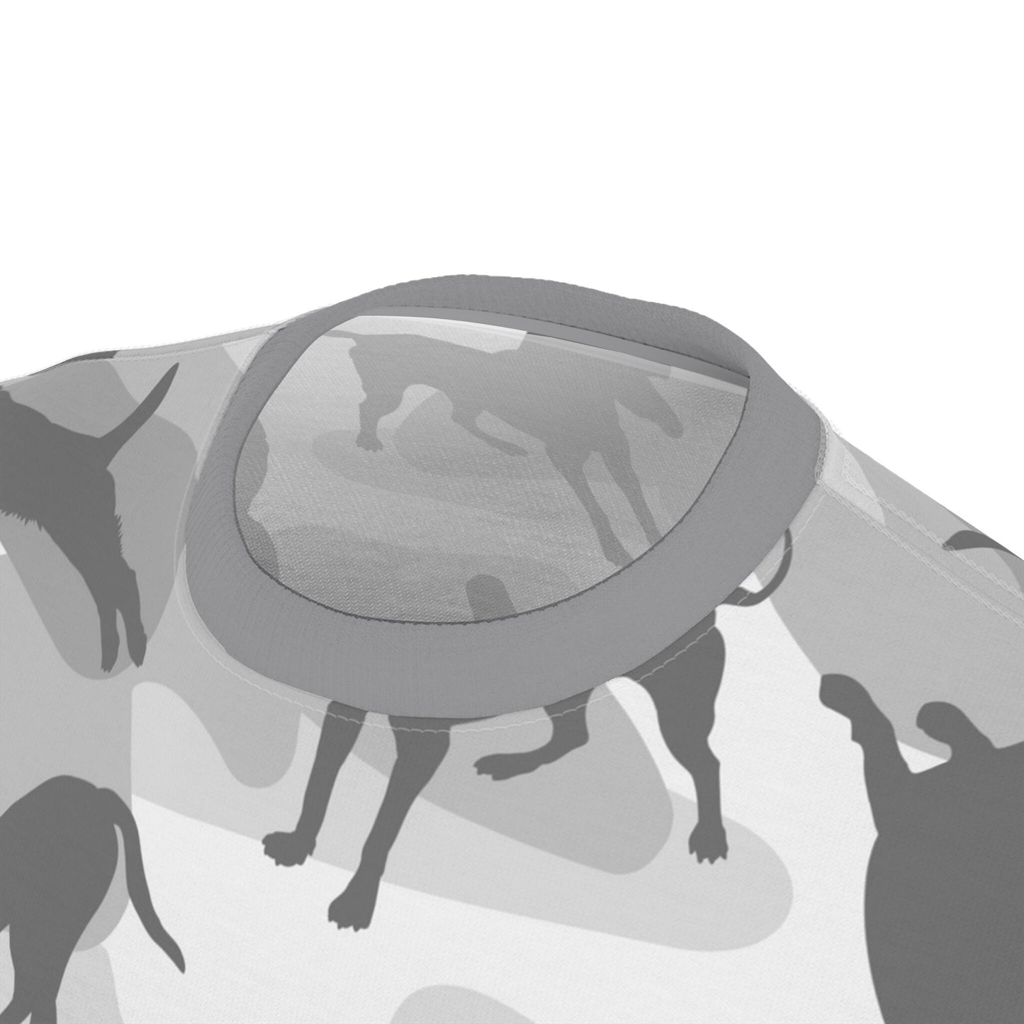 Spot the Dogs - Trendy Grey Camo Tee, Dog Dad T-shirt, Dog Mom Shirt, Camouflage Tee, Funky Dog Tshirt, Dog Walkers Fun Army Print shirt