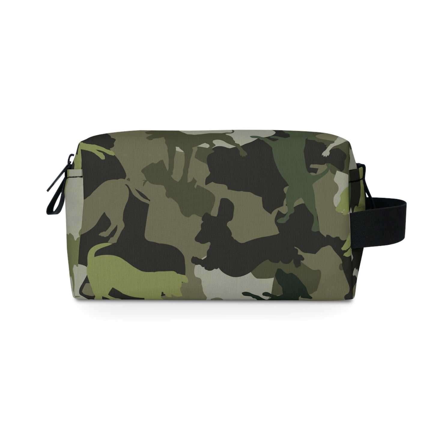 Spot the Dogs - Trendy Camouflage Dog Print Toiletry Bag, ultimate gift for Camping Dog Dads, Cool Student gift, perfect gift for Dog Lovers