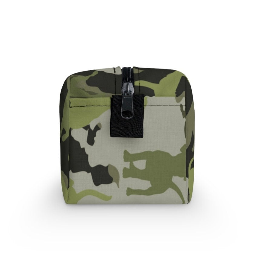 Spot the Dogs - Trendy Camouflage Dog Print Toiletry Bag, ultimate gift for Camping Dog Dads, Cool Student gift, perfect gift for Dog Lovers