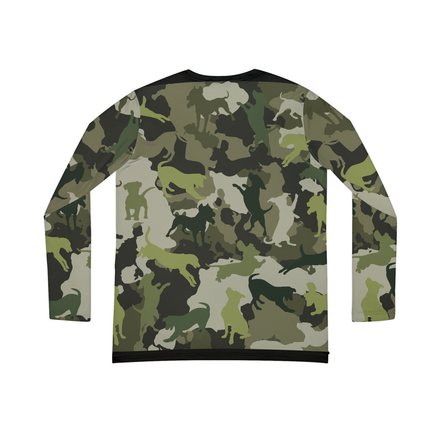 Spot the Dogs All Over Print/Funny Camouflage Dog Shirt/Gift for Dog Mom/Dog Lover t-shirt/Dog Walkers tee/Women's Long Sleeve V-neck Shirt
