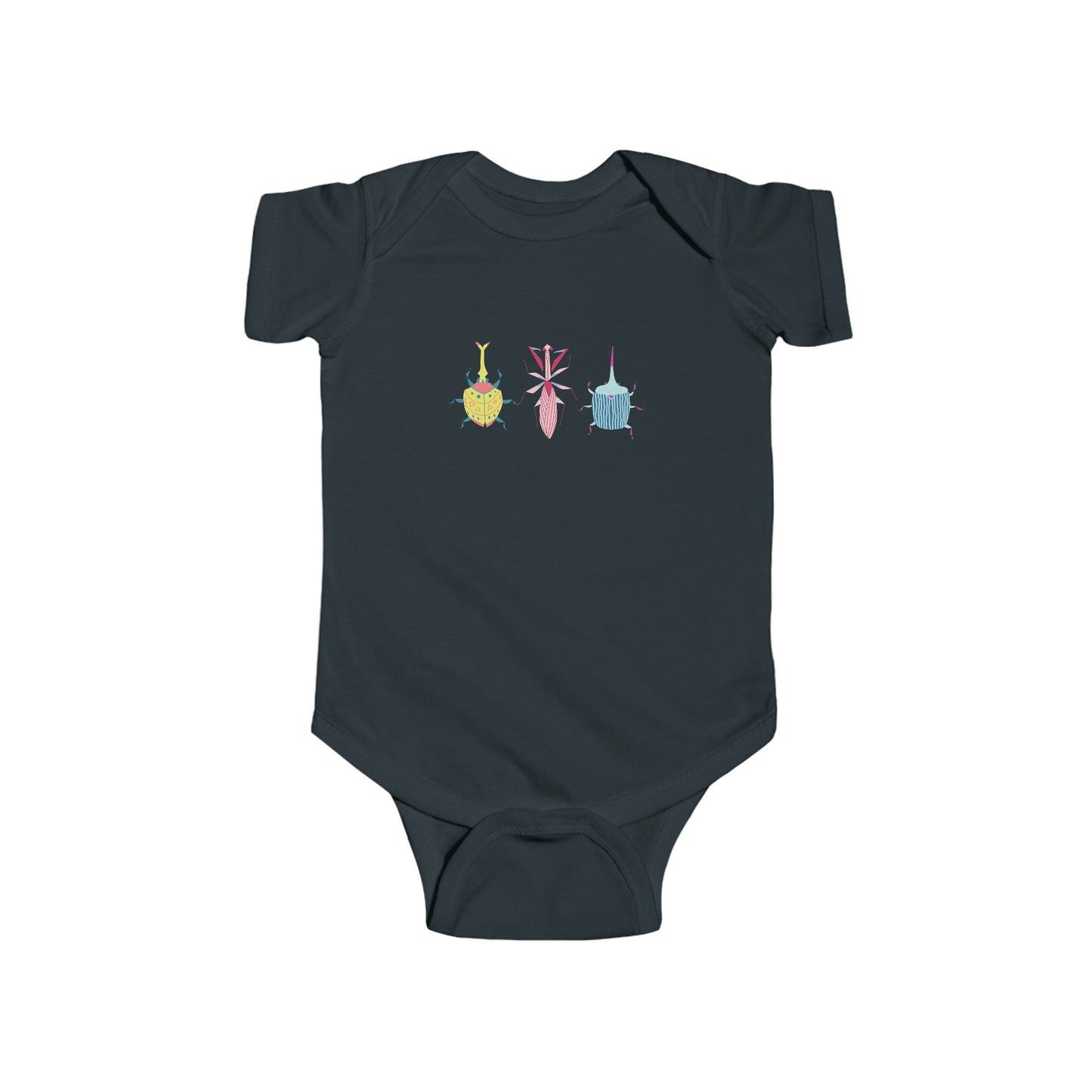My Little Bug Romper , Baby One Piece Bodysuit, Adorable Cartoon Bugs, Gift for Baby Bug Lover, Future Entomologists, Cute Baby Romper