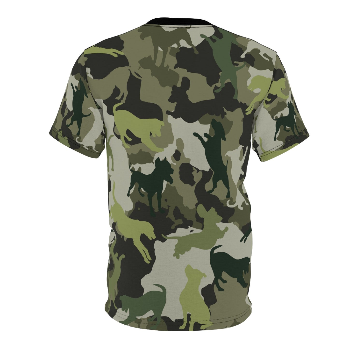 Spot The Dogs, Unique Trendy Camo Dog Shirt, Dog Dad T-shirt, Dog Mom Shirt, Camouflage, Funky Youth Fashion, Army Dog Dad, Military Dog Mom
