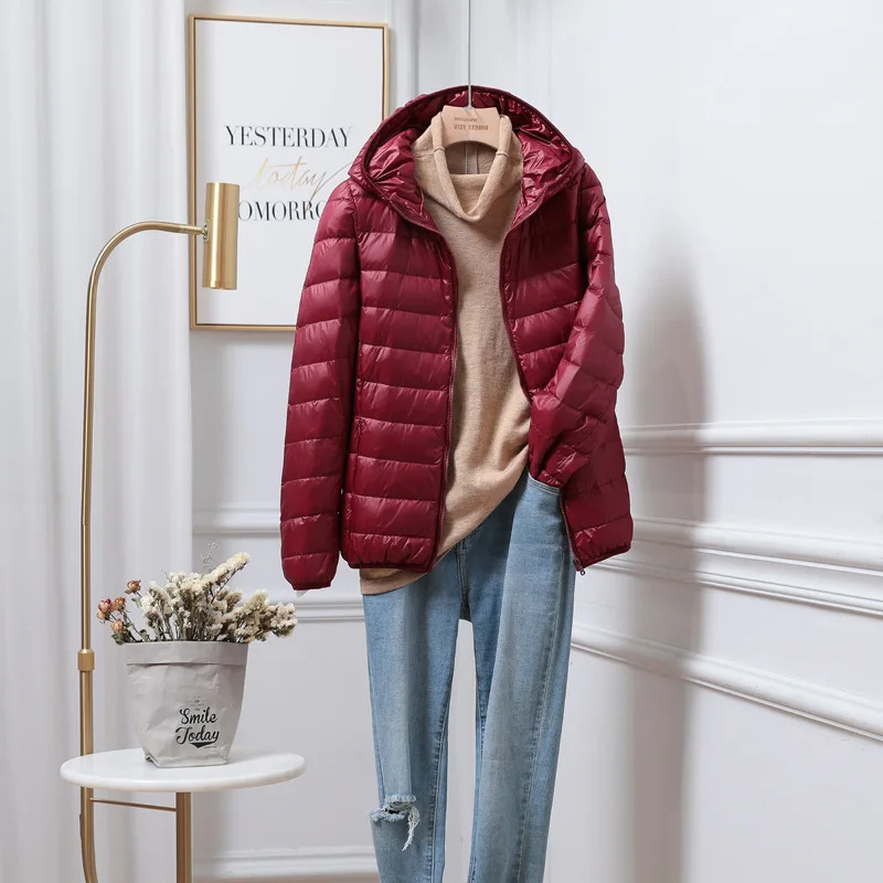 Elodie | Womens Long Puffer Vest Hooded Gilet