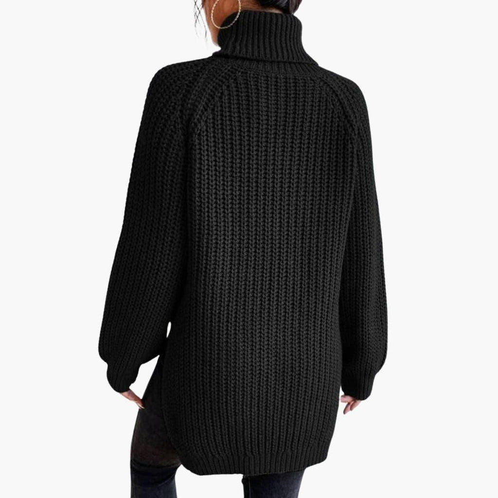 Felicity | Womens Cashmere Jumper Oversized Turtleneck Knit