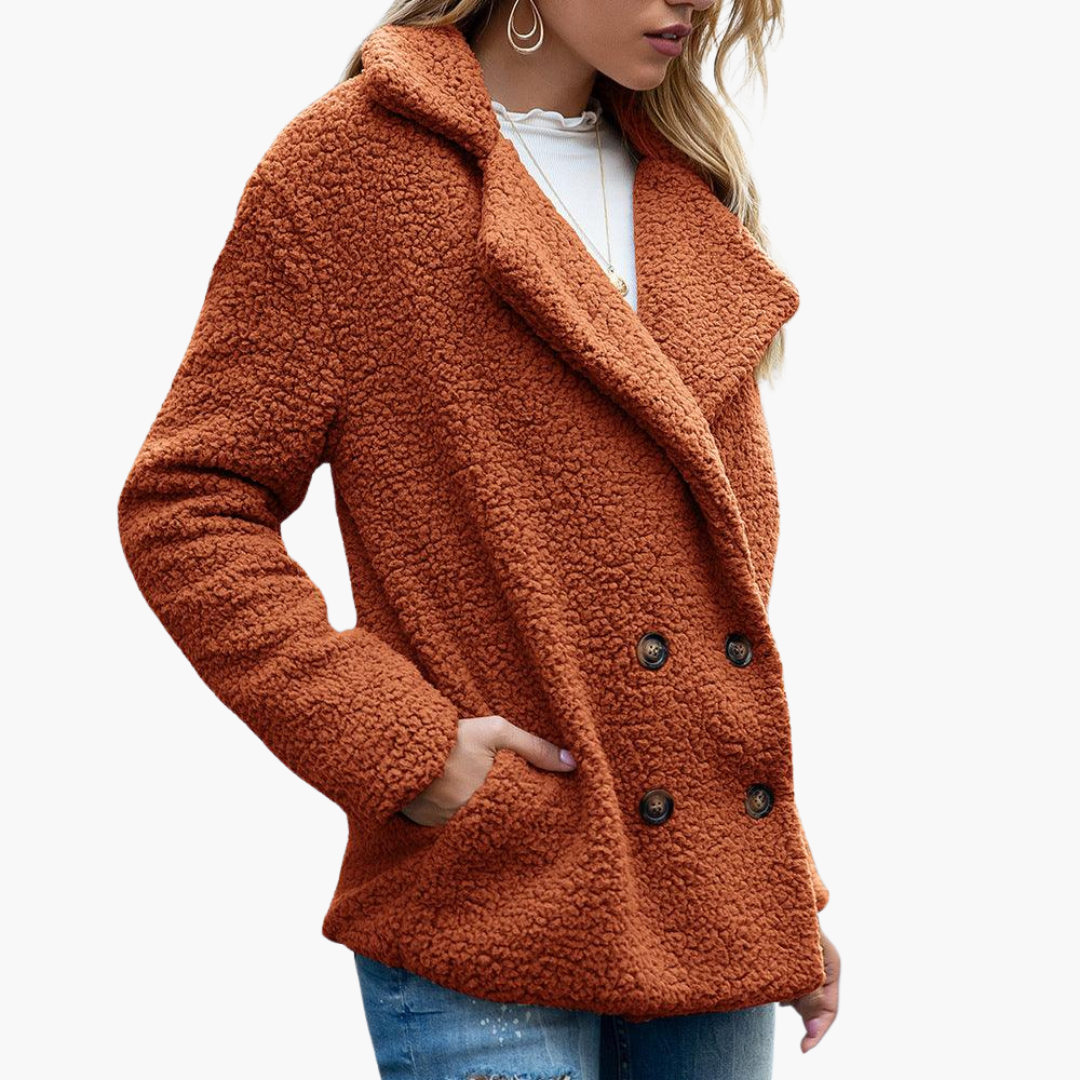 Arabella | Oversized Women Faux Fur Jacket Lapel Collar Winter