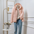 Elodie | Womens Long Puffer Vest Hooded Gilet
