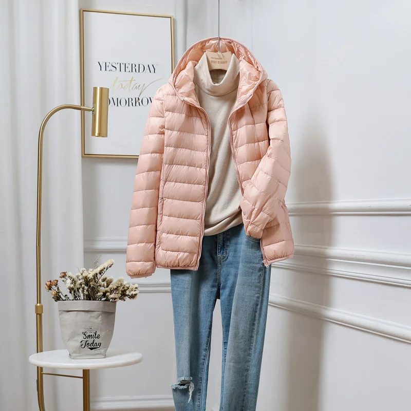 Elodie | Womens Long Puffer Vest Hooded Gilet