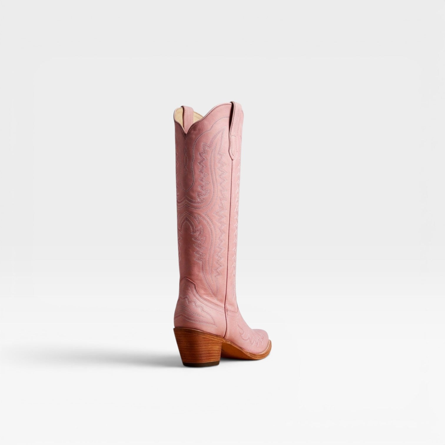 Felicity | Round Toe Cowboy Boots Embroidered Knee High Western