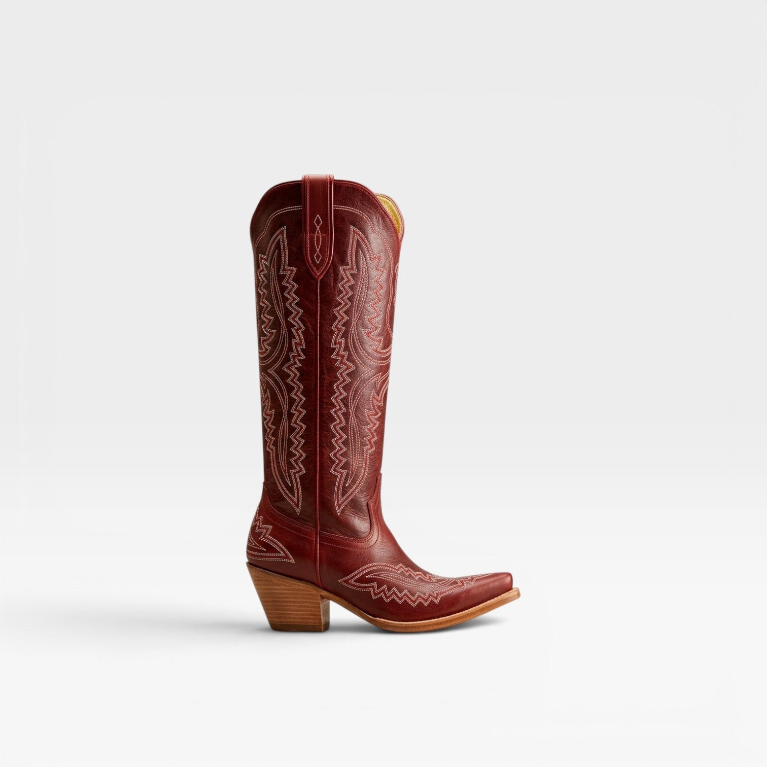 Felicity | Round Toe Cowboy Boots Embroidered Knee High Western