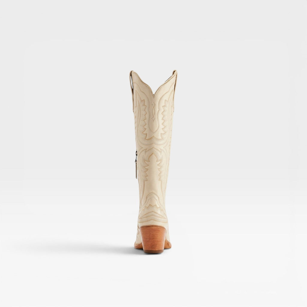 Felicity | Round Toe Cowboy Boots Embroidered Knee High Western