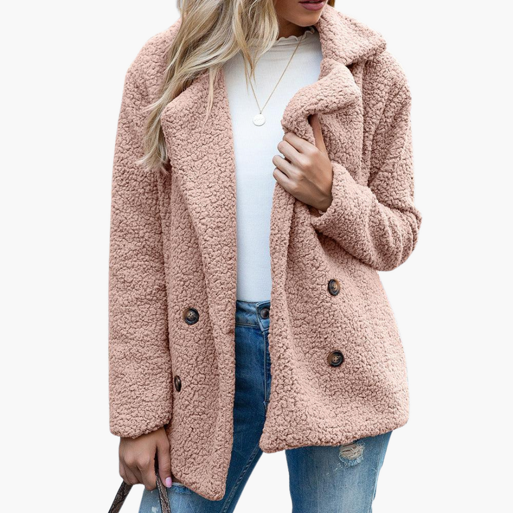 Arabella | Oversized Women Faux Fur Jacket Lapel Collar Winter