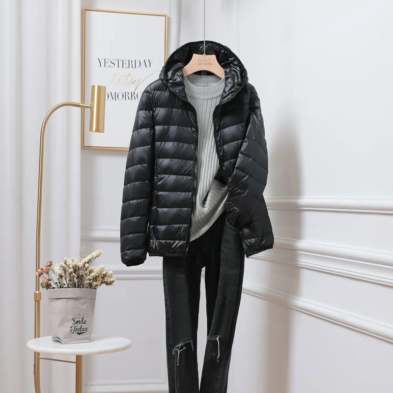 Elodie | Womens Long Puffer Vest Hooded Gilet