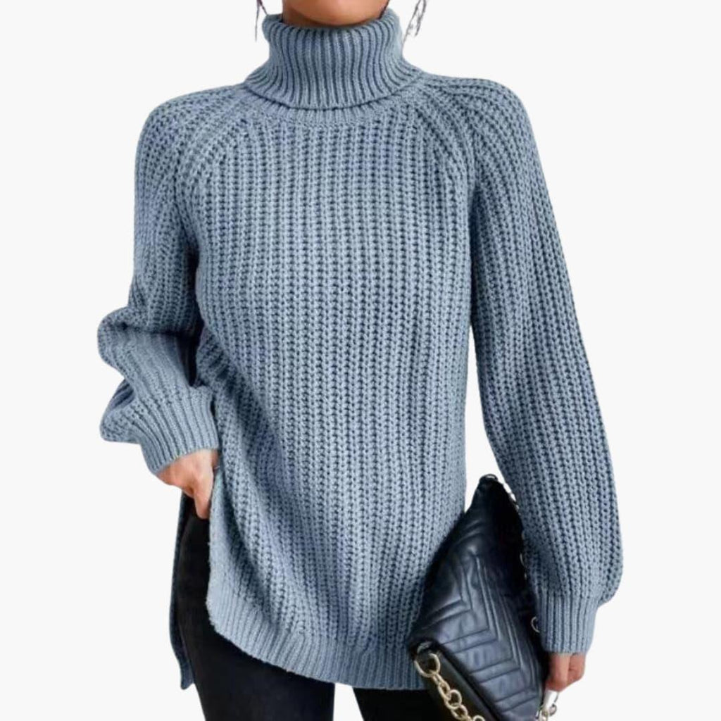 Felicity | Womens Cashmere Jumper Oversized Turtleneck Knit
