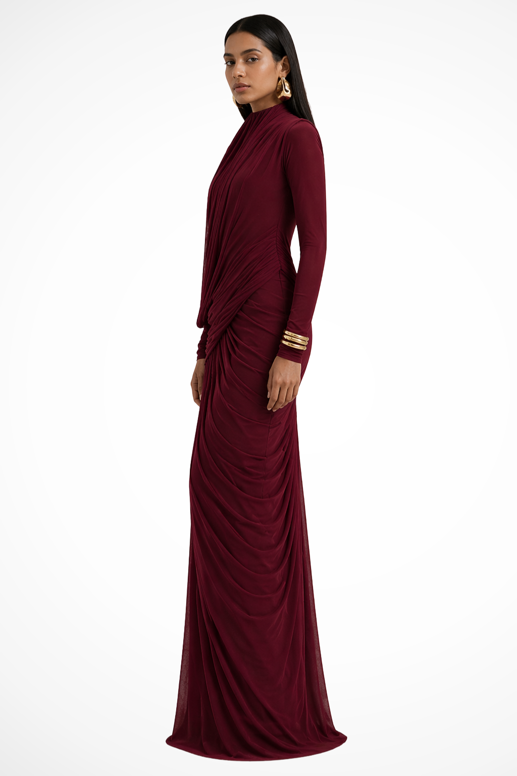Diane | Maxi Dress Long Sleeve Winter Wedding Guest Occasion Dresses