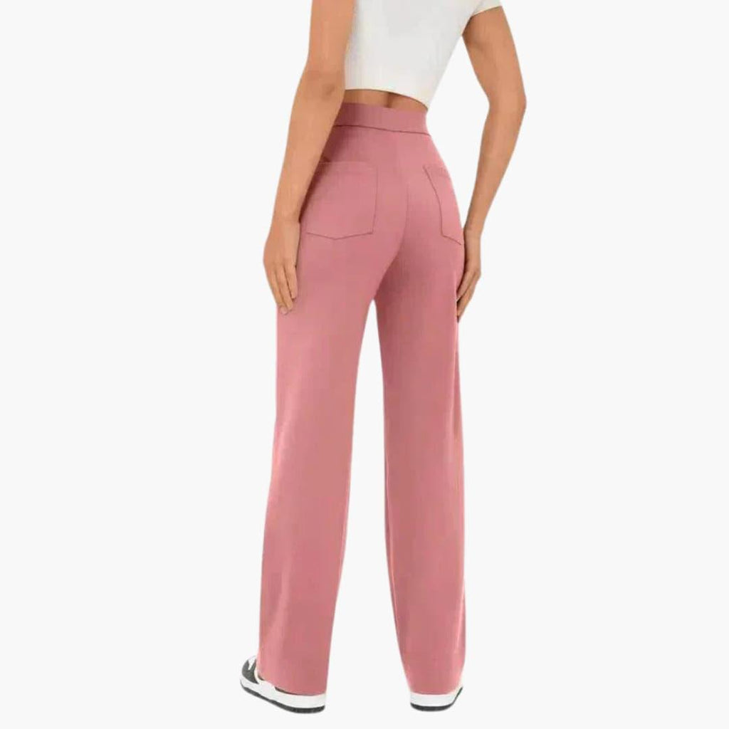 Theodora | Womens Casual Straight Leg Trousers