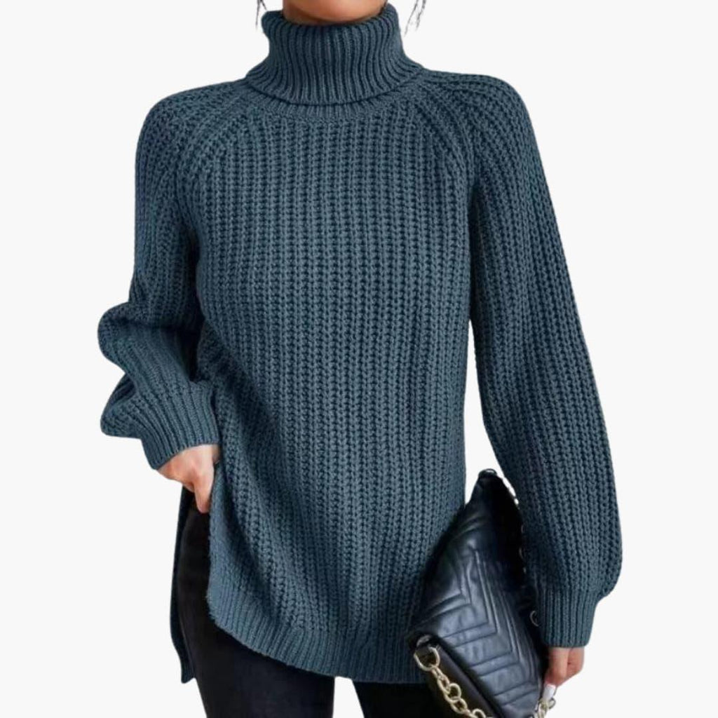 Felicity | Womens Cashmere Jumper Oversized Turtleneck Knit