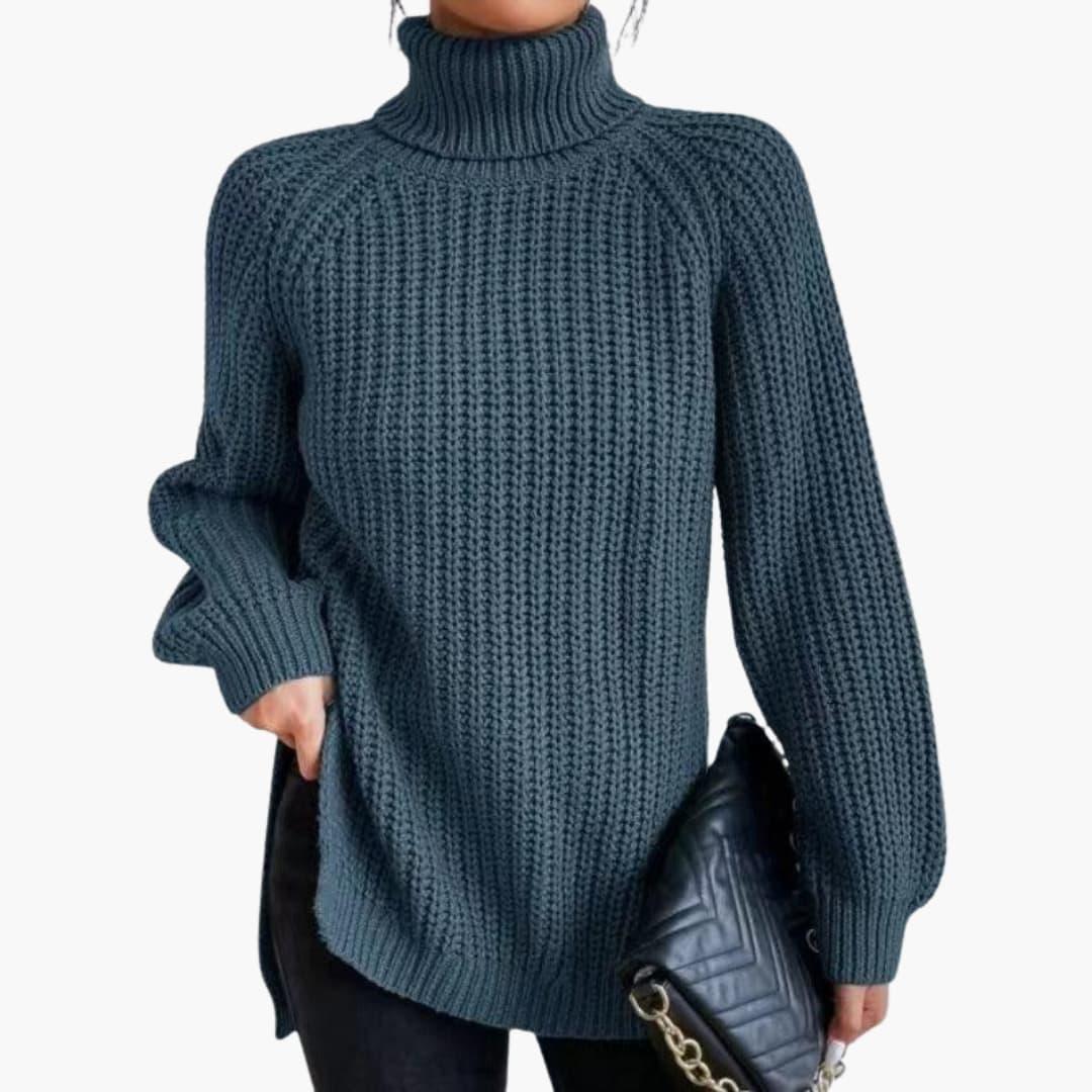 Felicity | Womens Cashmere Jumper Oversized Turtleneck Knit