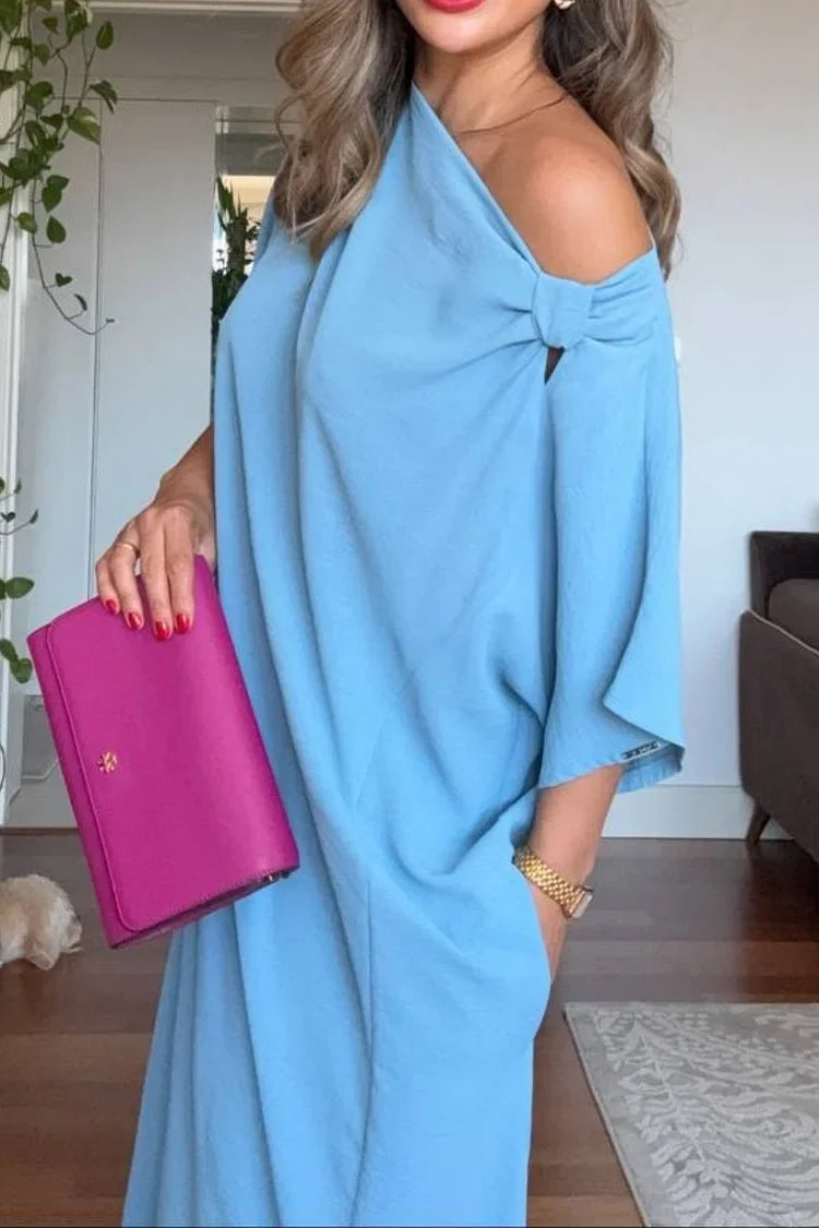 Mirabelle | Asymmetrical One-Shoulder Maxi Dress