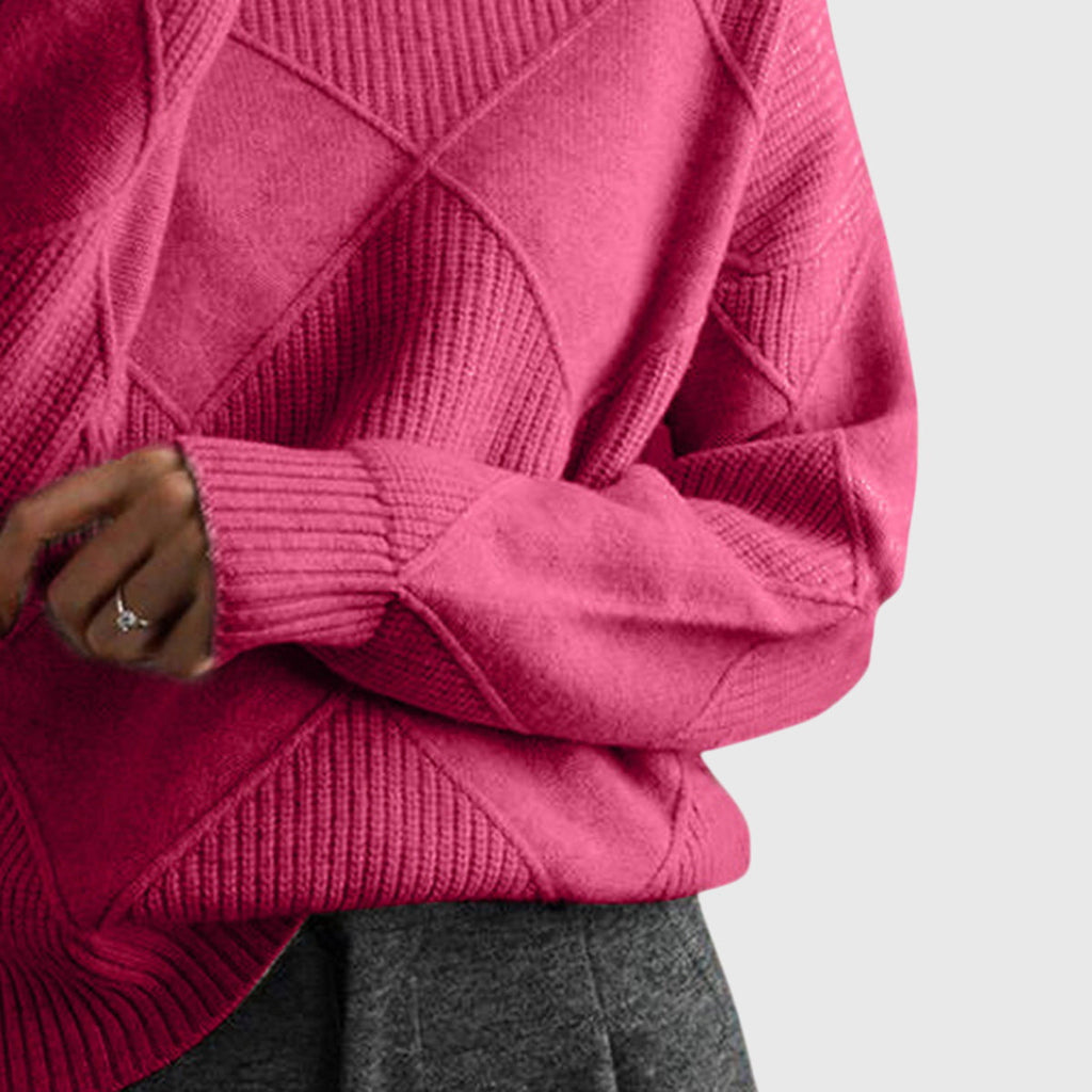 Oriane | Women's Turtleneck Sweater Dress for Layering & Work