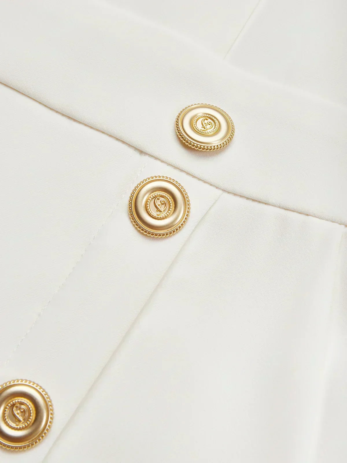 Octavia | Women Formal Midi Dress With Button Slit Detail