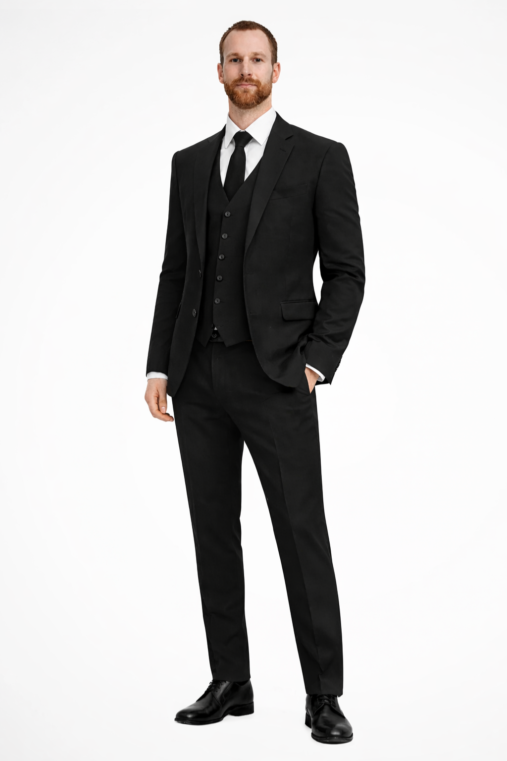 Yorick | Men Linen 3-Piece Wedding Guest Suit Blazer Waistcoat Trousers