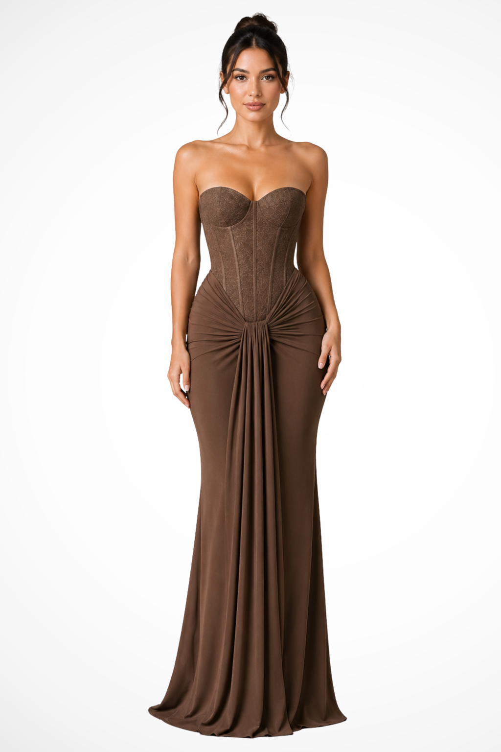 Cordelia | Women Lace Corset Strapless Cinderella Wedding Dress