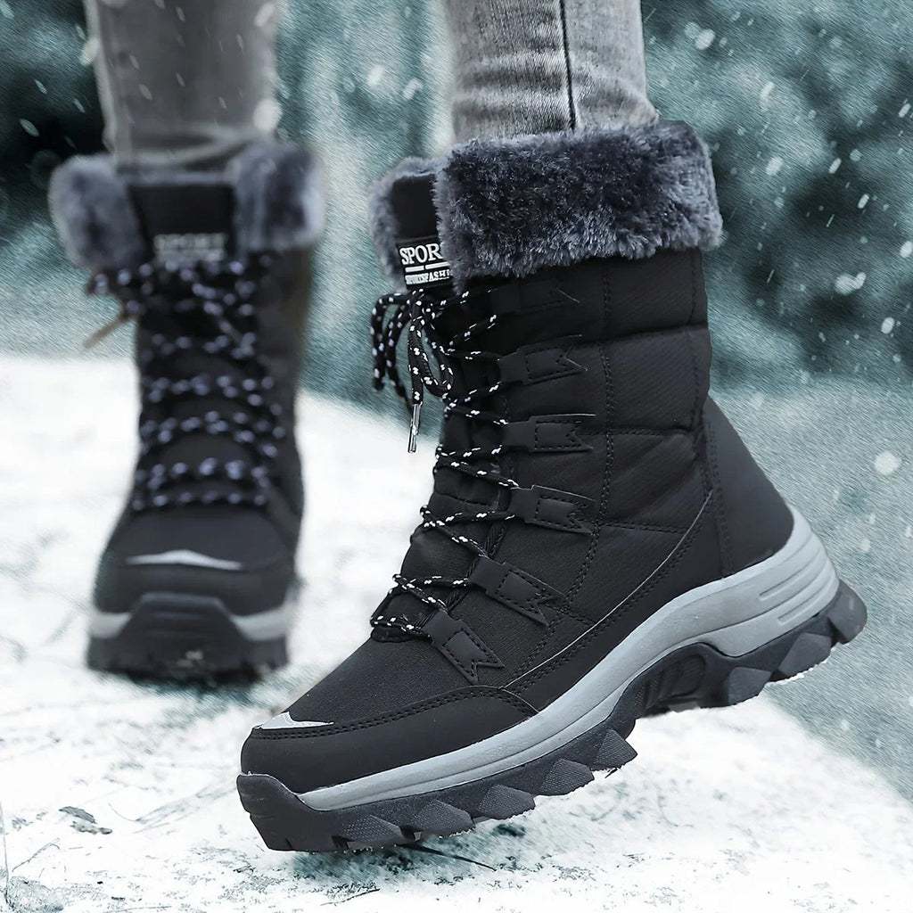 Theodora | Warm Faux Fur Winter Snow Boots