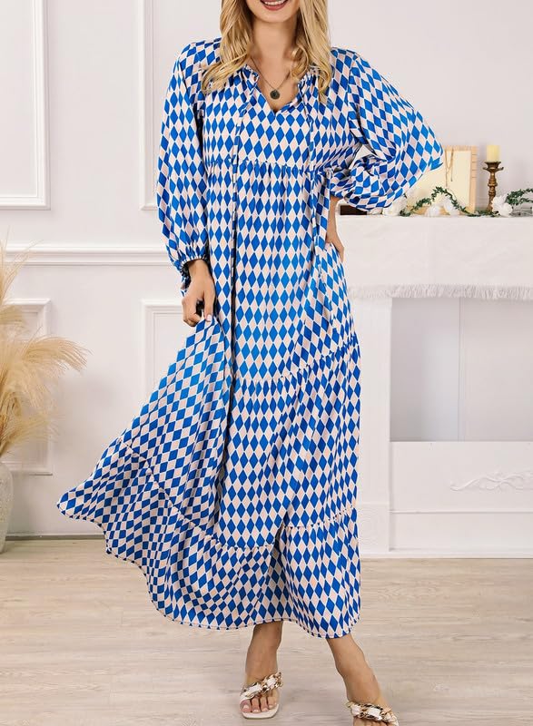 Oceane | Boho Floral Puff Sleeve Maxi Wedding Guest Dress