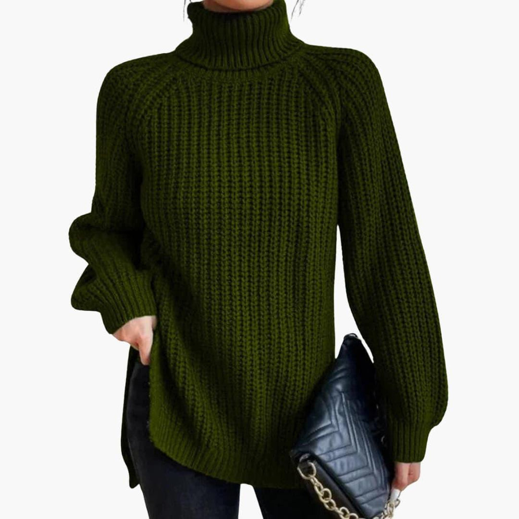 Felicity | Womens Cashmere Jumper Oversized Turtleneck Knit