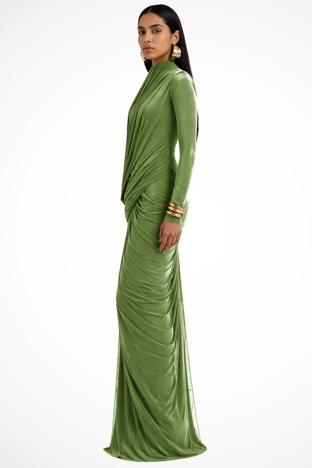 Diane | Maxi Dress Long Sleeve Winter Wedding Guest Occasion Dresses
