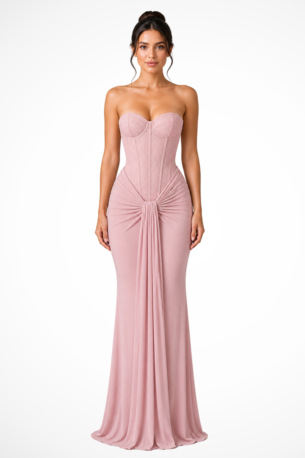 Cordelia | Women Lace Corset Strapless Cinderella Wedding Dress