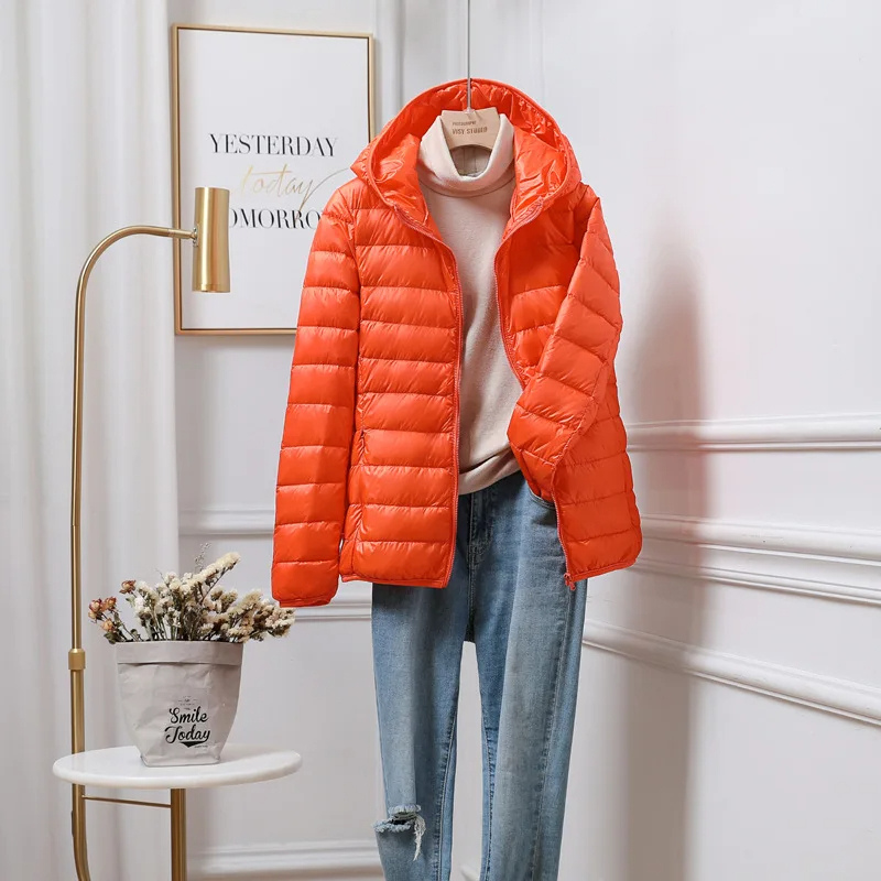 Elodie | Womens Long Puffer Vest Hooded Gilet