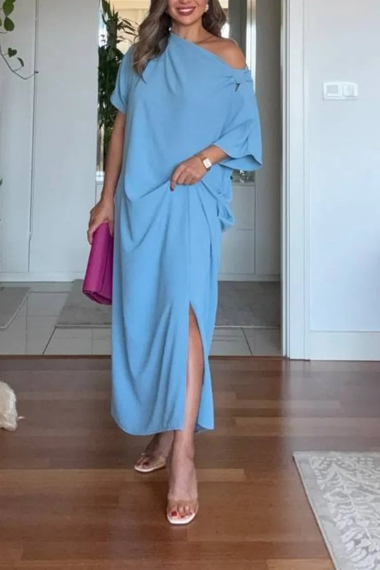 Mirabelle | Asymmetrical One-Shoulder Maxi Dress