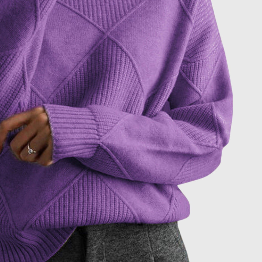 Oriane | Women's Turtleneck Sweater Dress for Layering & Work