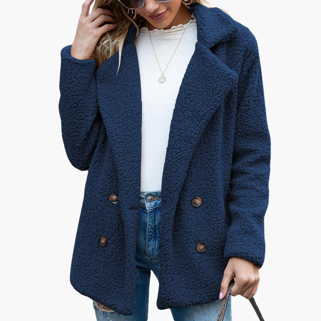 Arabella | Oversized Women Faux Fur Jacket Lapel Collar Winter