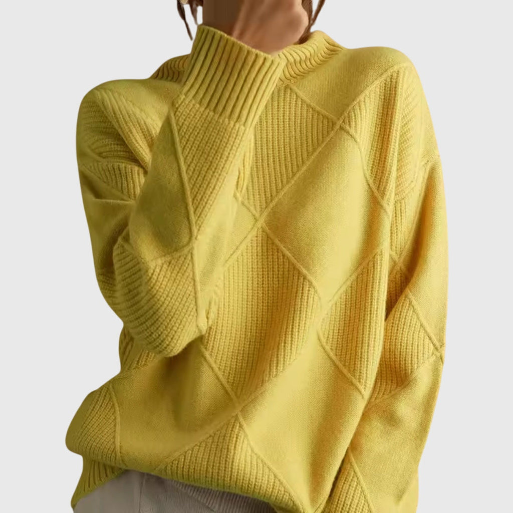 Oriane | Women's Turtleneck Sweater Dress for Layering & Work