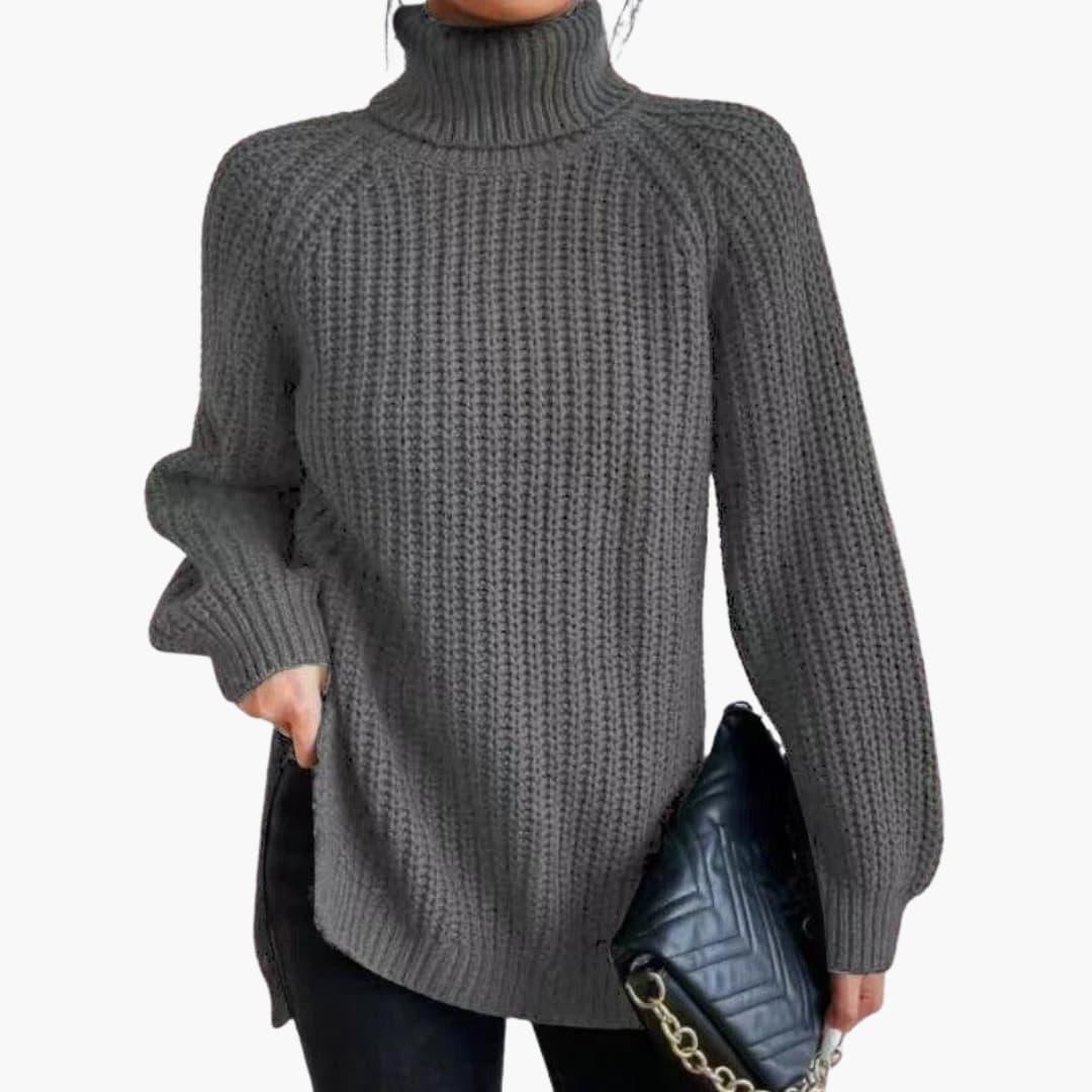 Felicity | Womens Cashmere Jumper Oversized Turtleneck Knit