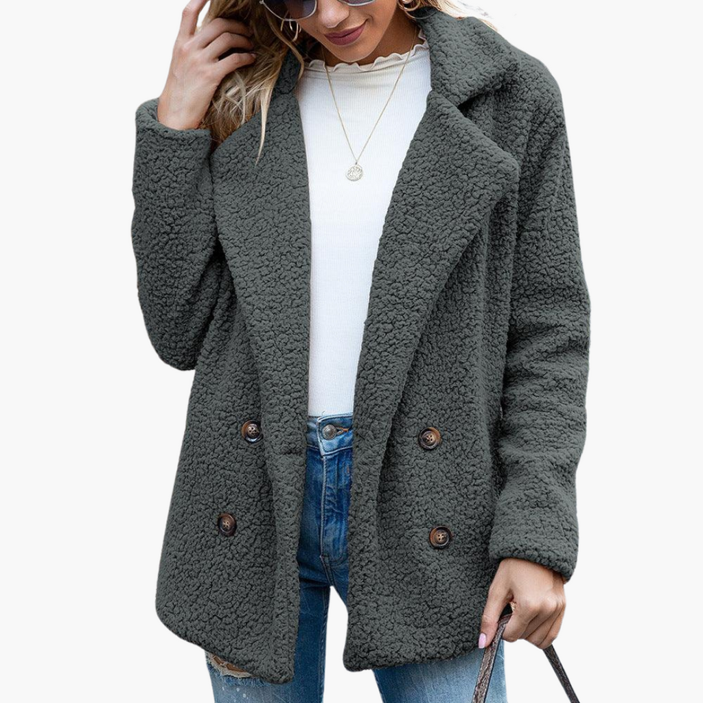 Arabella | Oversized Women Faux Fur Jacket Lapel Collar Winter