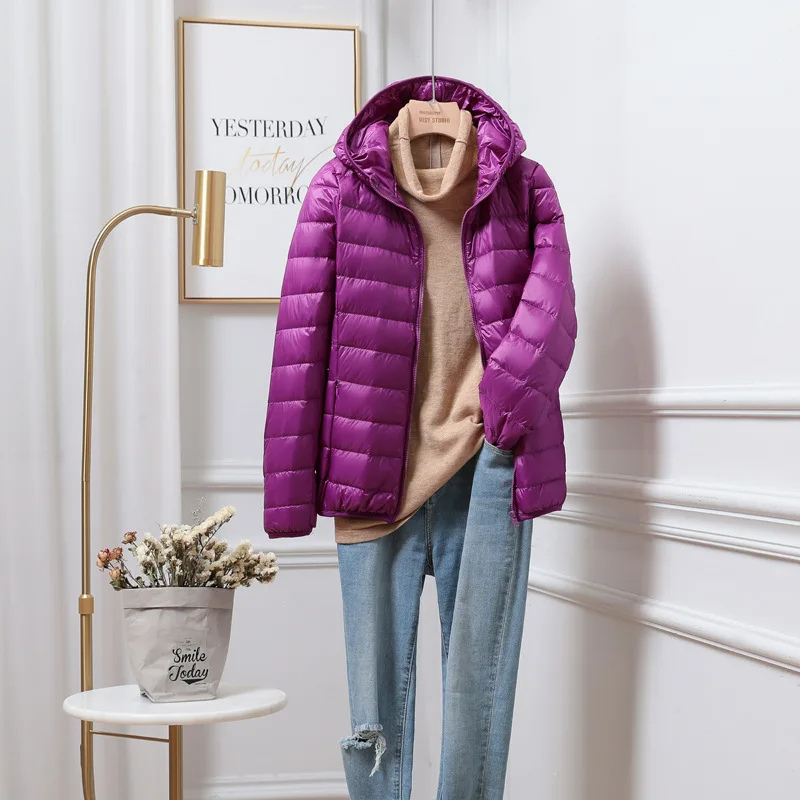 Elodie | Womens Long Puffer Vest Hooded Gilet