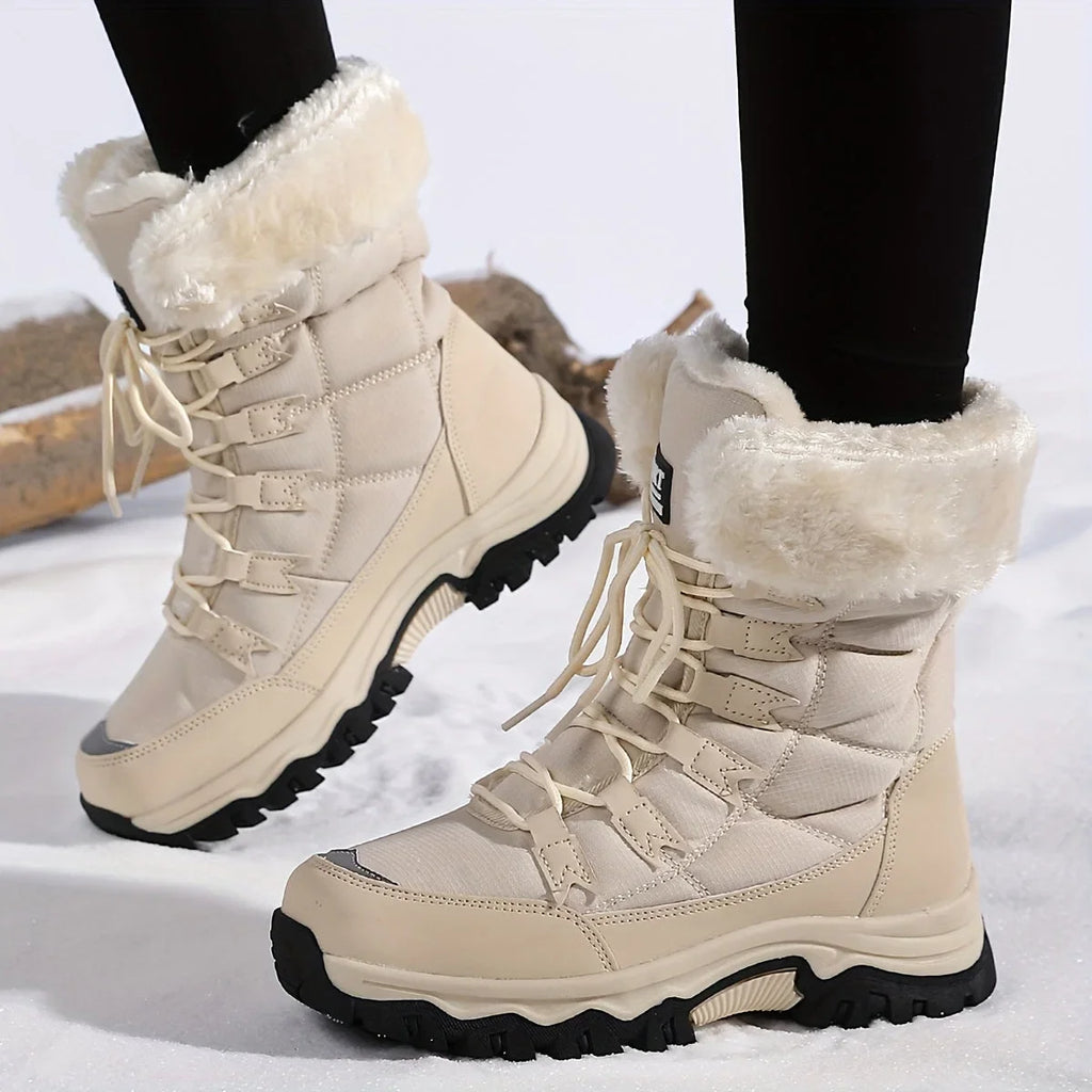 Theodora | Warm Faux Fur Winter Snow Boots
