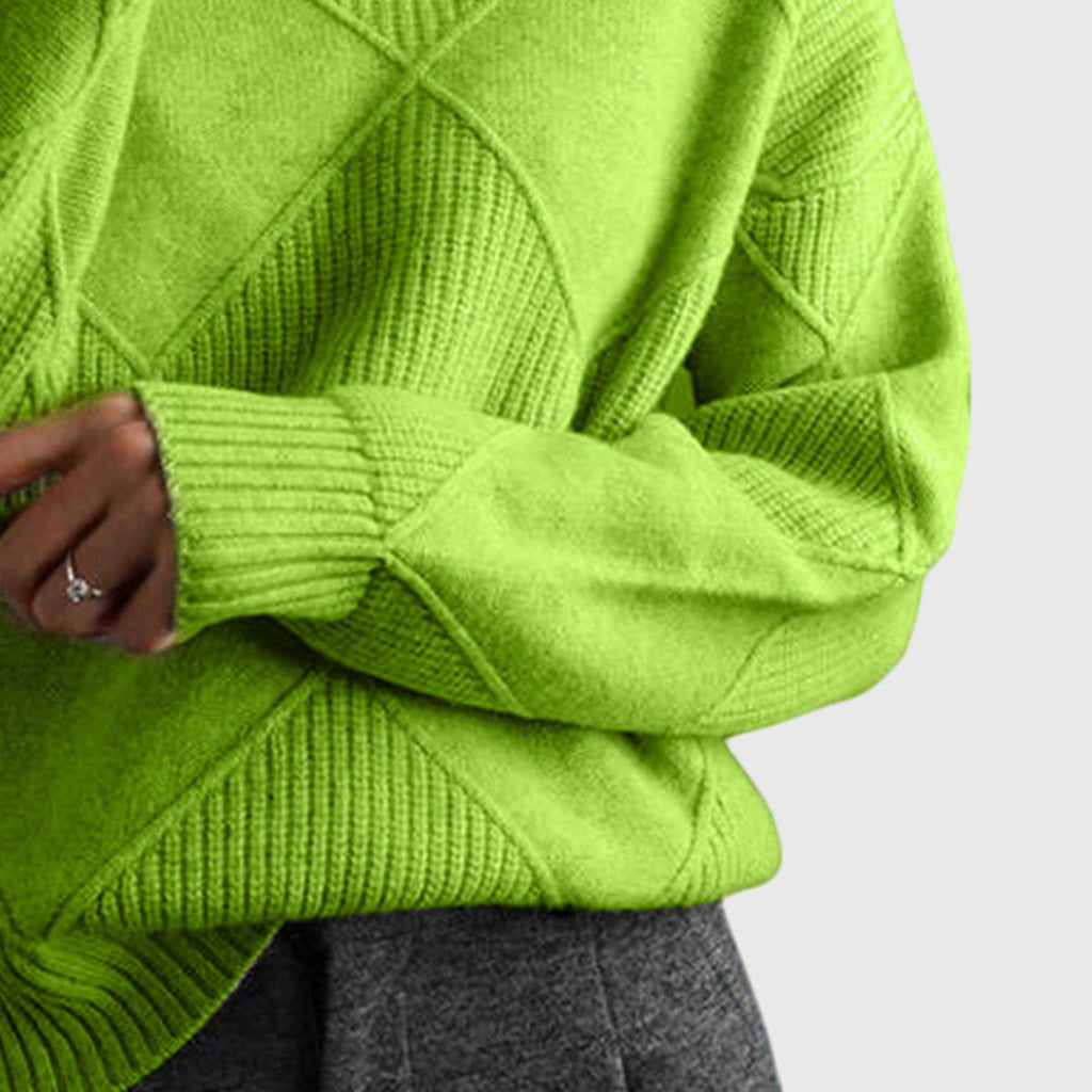 Oriane | Women's Turtleneck Sweater Dress for Layering & Work